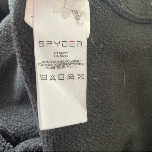 Spyder bandits 1/24 zip lightweight fleece jacket 15714 - Picture 5 of 12